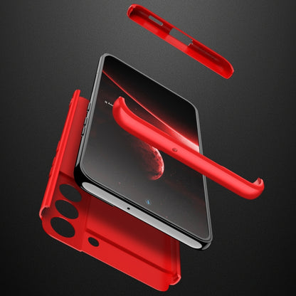 For Samsung Galaxy S22 5G GKK Three Stage Splicing PC Phone Case(Red) - Galaxy S22 5G Cases by GKK | Online Shopping UK | buy2fix