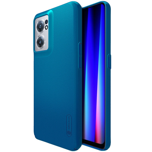 For OnePlus Nord CE 2 5G NILLKIN Frosted PC Phone Case(Blue) - OnePlus Cases by NILLKIN | Online Shopping UK | buy2fix