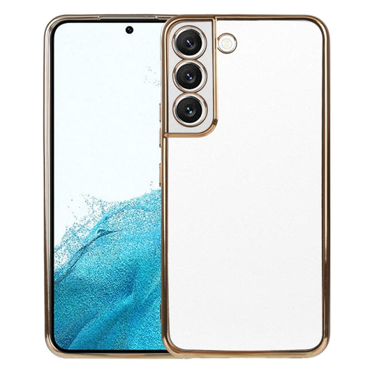 For Samsung Galaxy S22 5G SULADA Elastic Silicone Edge + TPU Phone Case(Gold) - Galaxy S22 5G Cases by SULADA | Online Shopping UK | buy2fix