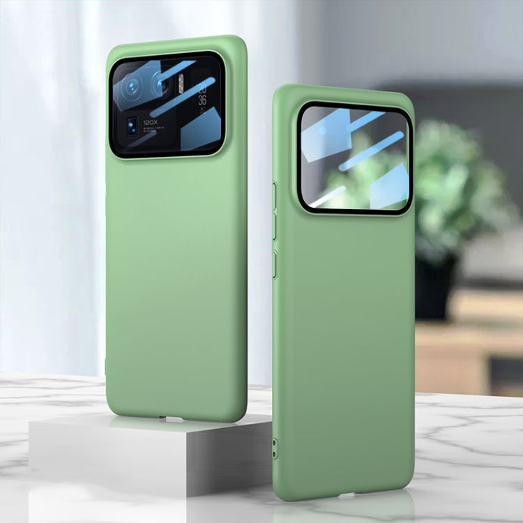 For Xiaomi Mi 11 Ultra GKK Ultra-thin Full Coverage Protective Case with Back Camera Lens Film(Matcha Green) - Mi 11 Ultra Cases by GKK | Online Shopping UK | buy2fix