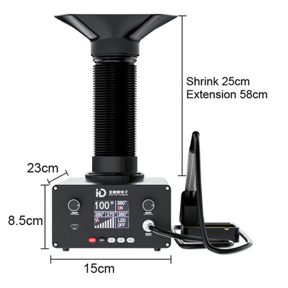 TBK D201 Constant Temperature Soldering Iron Welder Station With Smoke Filter(AU Plug) - Soldering Iron Set by TBK | Online Shopping UK | buy2fix