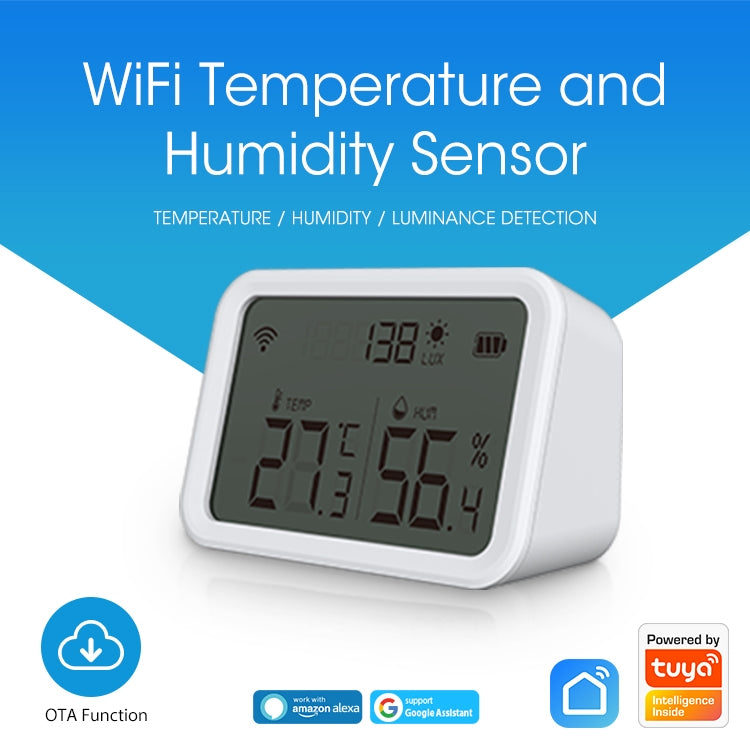 NEO NAS-TH02W WiFi 3 in1 Temperature and Humidity Sensor - Security by NEO | Online Shopping UK | buy2fix