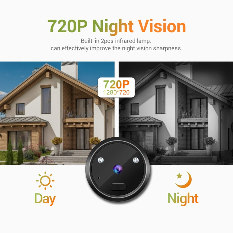 ESCAM C22 2.4 inch Screen Digital Door Viewer, Support Night Vision, TF Card, Take Photos and Video - Video DoorBell by ESCAM | Online Shopping UK | buy2fix