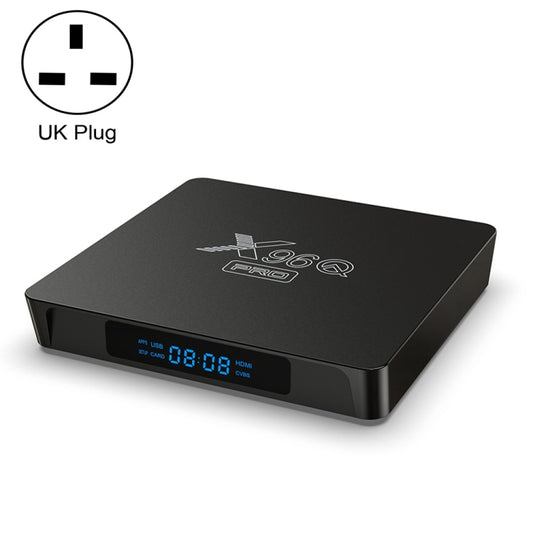 X96Q PRO 4K Smart TV BOX Android 10.0 Media Player, Allwinner H313 Quad Core ARM Cortex A53, RAM: 2GB, ROM: 16GB, Plug Type:UK Plug - Consumer Electronics by buy2fix | Online Shopping UK | buy2fix