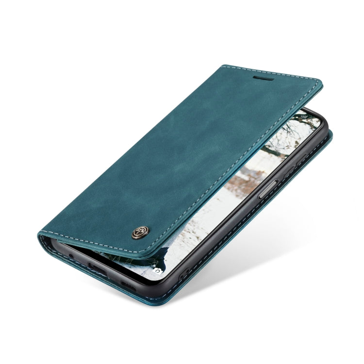 For Xiaomi Redmi Note 11 4G/Note 11S Global CaseMe 013 Multifunctional Horizontal Flip Leather Phone Case(Blue) - Xiaomi Cases by CaseMe | Online Shopping UK | buy2fix