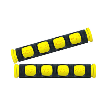 2 PCS Motorcycle Modification Accessories PVC Horn ShapeHand Grip Cover Handlebar Set(Yellow) - In Car by buy2fix | Online Shopping UK | buy2fix