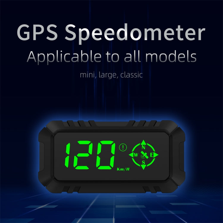 G7 GPS HUD Display Speedometer Digital Car Head-Up Display Over-speed Alarm - In Car by buy2fix | Online Shopping UK | buy2fix