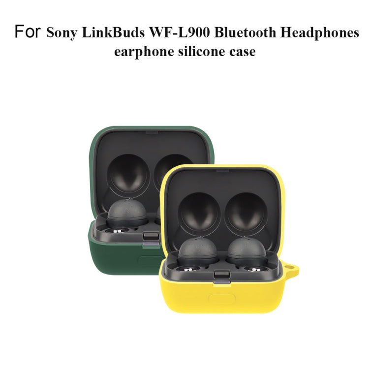 Bluetooth Earphone Silicone Protective Case For Sony LinkBuds WF-L900-2(Matcha Green) - Sony Earphone Case by buy2fix | Online Shopping UK | buy2fix