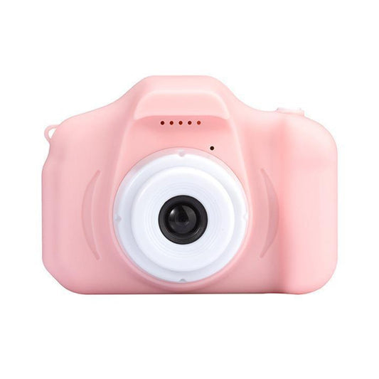 X2S 2.0 Inch LCD Screen Mini Children Camera Digital Camera, Resolution:HD Single Camera 1300W+ 32G Memory Card + Card Reader + Cartoon Stickers(Pink) - Consumer Electronics by buy2fix | Online Shopping UK | buy2fix