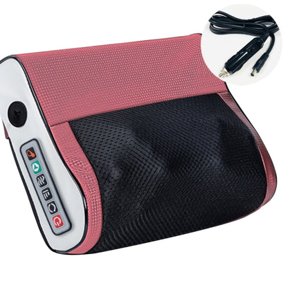 Multifunctional Hot Compress Neck Massager Car Cervical Spine Massage Pillow(Red Six Keys) - In Car by buy2fix | Online Shopping UK | buy2fix