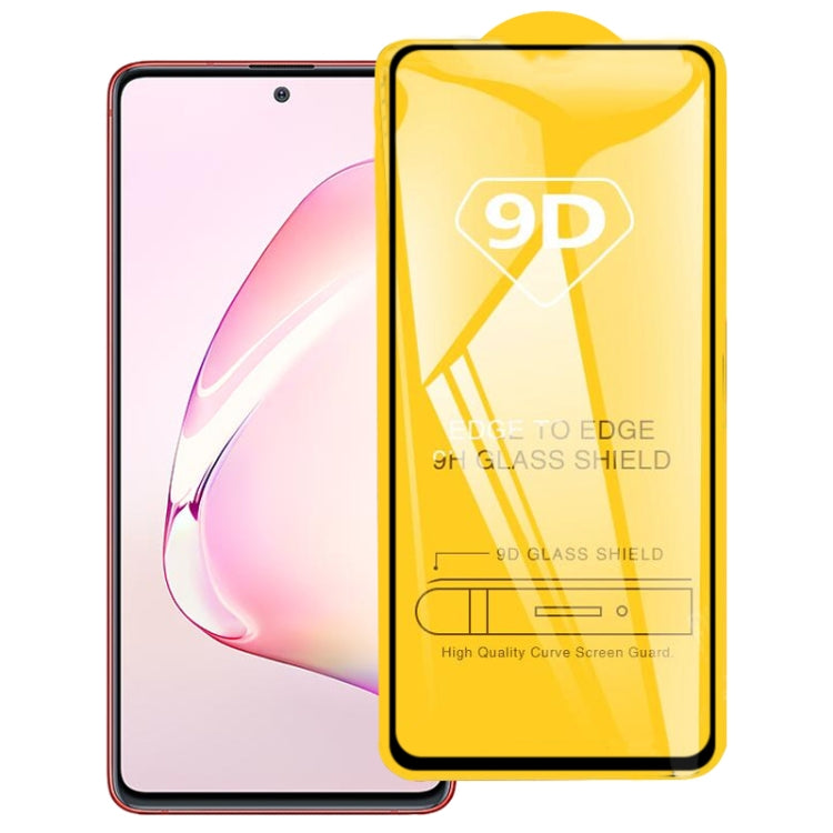 For Galaxy Note 10 Lite 9D Full Glue Full Screen Tempered Glass Film - Samsung Accessories by buy2fix | Online Shopping UK | buy2fix