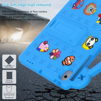 Handle Kickstand Children EVA Shockproof Tablet Case For Samsung Galaxy Tab A8 10.5 2022/2021 / Lenovo Tab M10 Plus 3rd Gen TB125FU 2022 10.6 inch / Huawei MatePad Pro 2021/2019 / Nokia T20 10.36 2021(Sky Blue) - Other Galaxy Tab PC by buy2fix | Online Shopping UK | buy2fix