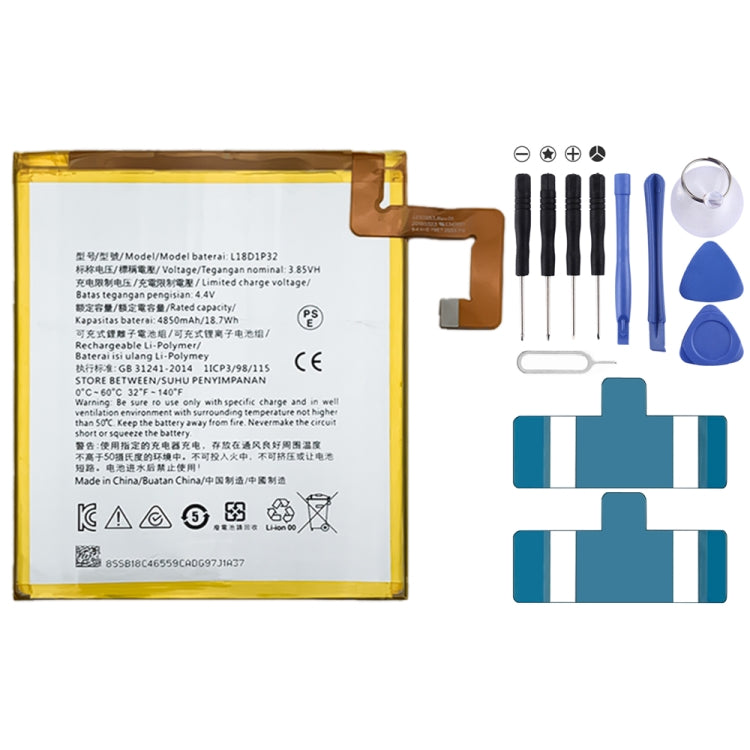 4850mAh L18D1P32 For Lenovo Tablet M10 TB-X605L Li-Polymer Battery - For Lenovo by buy2fix | Online Shopping UK | buy2fix