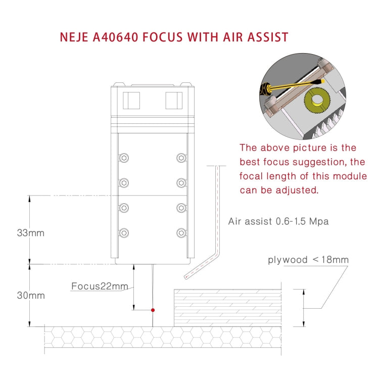 NEJE MASTER 3 MAX Laser Engraver with A40640 Dual Laser Beam Module(EU Plug) - Consumer Electronics by NEJE | Online Shopping UK | buy2fix