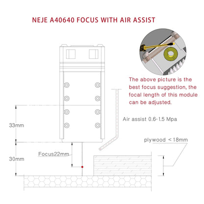 NEJE MASTER 3 MAX Laser Engraver with A40640 Dual Laser Beam Module(EU Plug) - Consumer Electronics by NEJE | Online Shopping UK | buy2fix