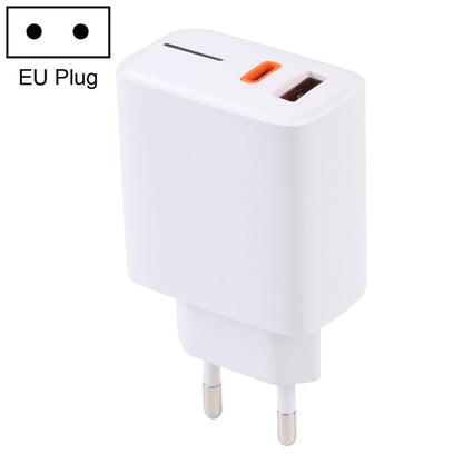 LZ-1130 PD 20W Type-C+QC 3.0 USB Fast Charger, Plug Type:EU Plug(White) - Apple Accessories by buy2fix | Online Shopping UK | buy2fix