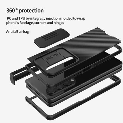 For Samsung Galaxy Z Fold4 NILLKIN Black Mirror Pro Series Camshield PC Phone Case, Simple Set(Black) - Galaxy Z Fold4 5G Cases by NILLKIN | Online Shopping UK | buy2fix