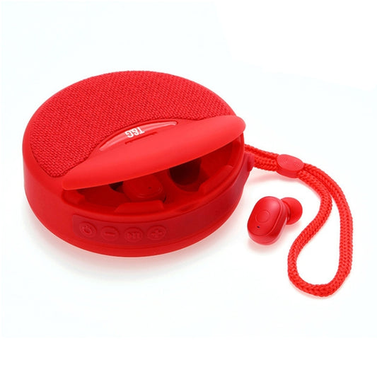 T&G TG808 2 in 1 Mini Wireless Bluetooth Speaker Wireless Headphones(Red) - Mini Speaker by T&G | Online Shopping UK | buy2fix