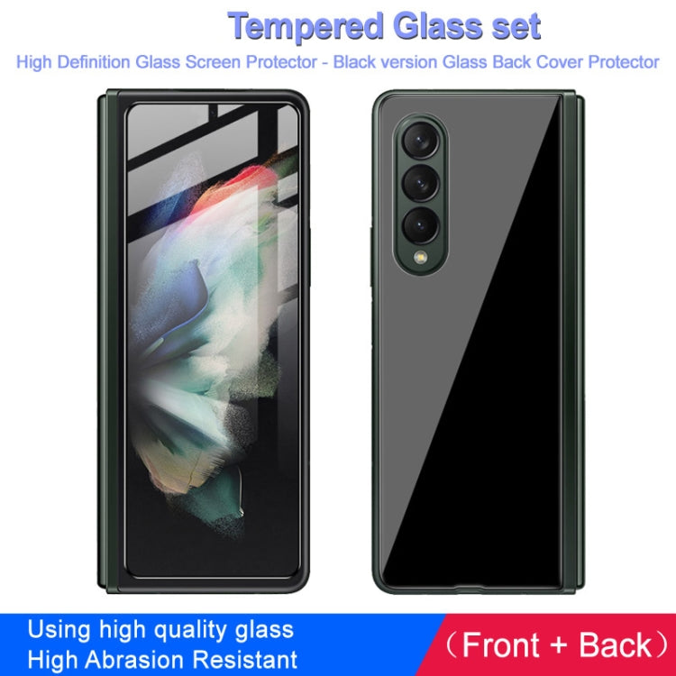 imak Front + Back Tempered Glass Protective Film For Samsung Galaxy Z Fold4 5G - Samsung Accessories by imak | Online Shopping UK | buy2fix