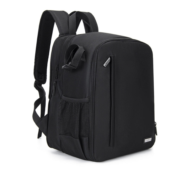 CADeN D6 IV Expandable Camera Backpack Shoulders Camera Lens Bag, Size:28 x 17 x 38cm(Black) - Camera Accessories by CADeN | Online Shopping UK | buy2fix