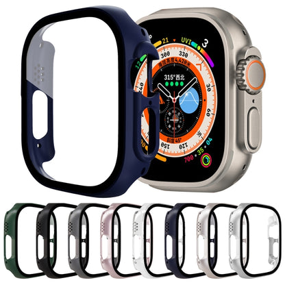 Tempered Glass Film PC Watch Case For Apple Watch Ultra 49mm(Silver) - Smart Wear by buy2fix | Online Shopping UK | buy2fix