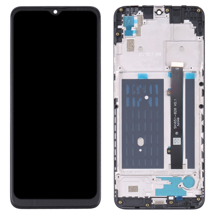 LCD Screen and Digitizer Full Assembly with Frame For ZTE Blade A51 - For ZTE by buy2fix | Online Shopping UK | buy2fix