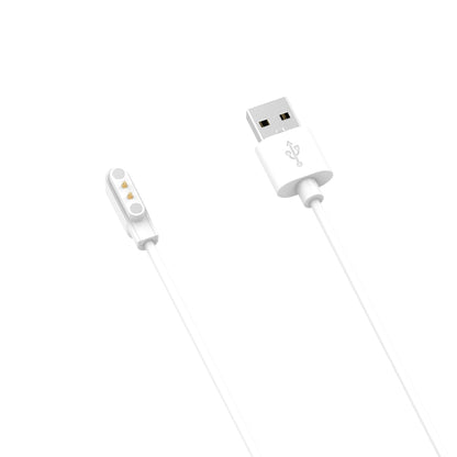 For Realme Watch 3 Magnetic Cradle Charger USB Charging Cable, Lenght: 1m(White) - Smart Wear by buy2fix | Online Shopping UK | buy2fix