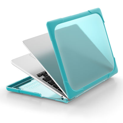 For MacBook Air 13.6 inch A2681 2022 TPU + PC Two-color Anti-fall Laptop Protective Case(Light Blue) - MacBook Air Cases by buy2fix | Online Shopping UK | buy2fix