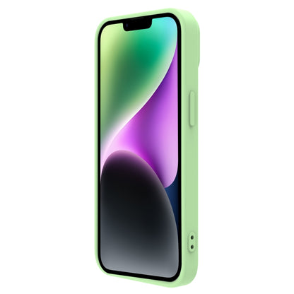 For iPhone 14 Plus  NILLKIN CamShield Liquid Silicone Phone Case(Green) - iPhone 14 Plus Cases by NILLKIN | Online Shopping UK | buy2fix