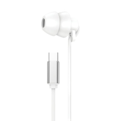 WEKOME YB02 SHQ Series In-Ear Sleep Wired Earphone, Plug Type:Type-C(White) - Type-C Earphone by WK | Online Shopping UK | buy2fix