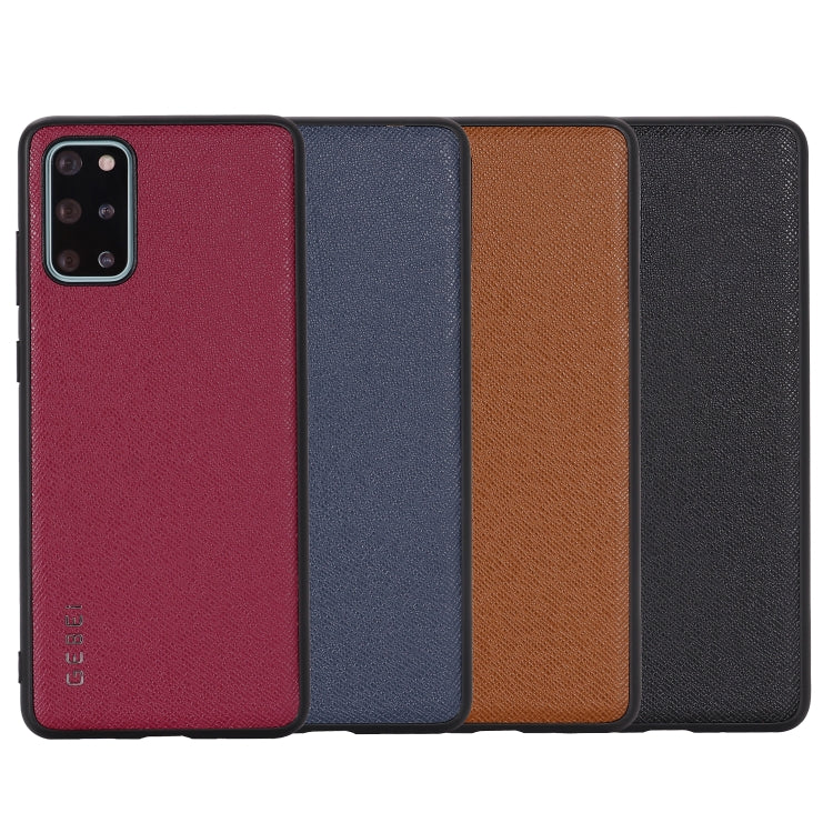 For Galaxy S20 GEBEI Full-coverage Shockproof Leather Protective Case(Black) - Galaxy Phone Cases by GEBEI | Online Shopping UK | buy2fix