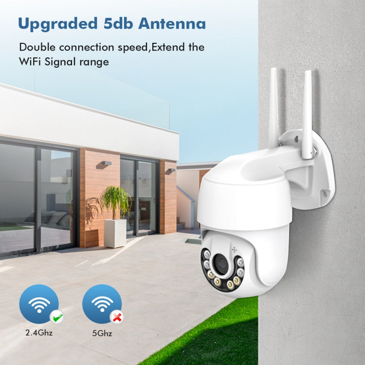 QX59 1920 x 1080P HD 2MP Wireless WiFi Smart Surveillance Camera, Specification:US Plug - Security by buy2fix | Online Shopping UK | buy2fix