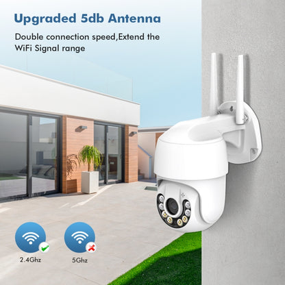 QX59 1920 x 1080P HD 2MP Wireless WiFi Smart Surveillance Camera, Specification:UK Plug - Security by buy2fix | Online Shopping UK | buy2fix