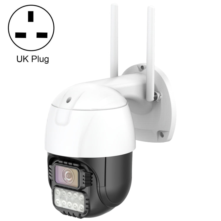 QX67 Humanoid Recognition AI Alarm WiFi Dome IP Camera, UK Plug - Security by buy2fix | Online Shopping UK | buy2fix