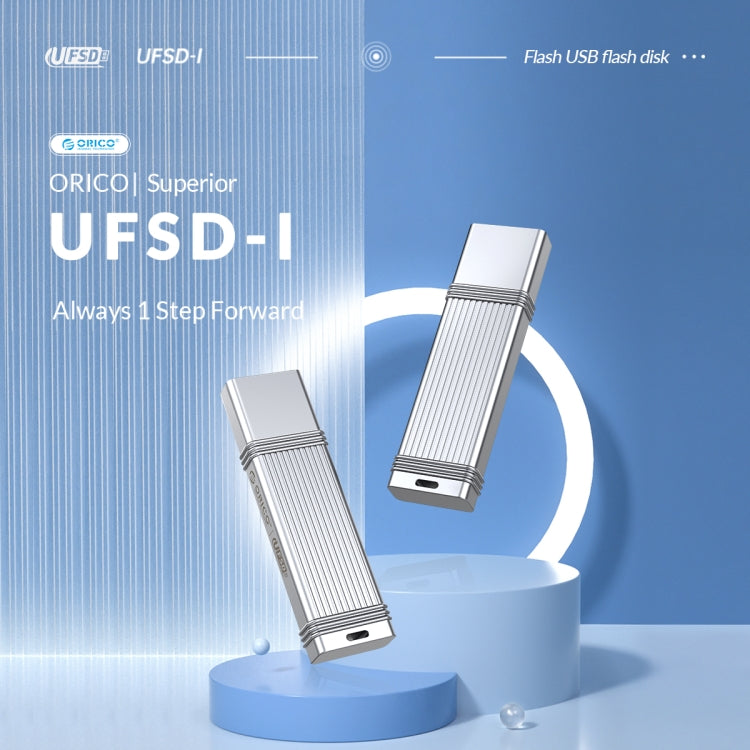 ORICO UFS Flash Drive, Read: 411MB/s, Write: 353MB/s, Memory:64GB, Port:USB-A(Silver) - USB Flash Drives by ORICO | Online Shopping UK | buy2fix