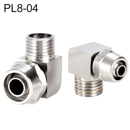 PL8-04 LAIZE Nickel Plated Copper Trachea Quick Fitting Lock Female Connector -  by buy2fix | Online Shopping UK | buy2fix