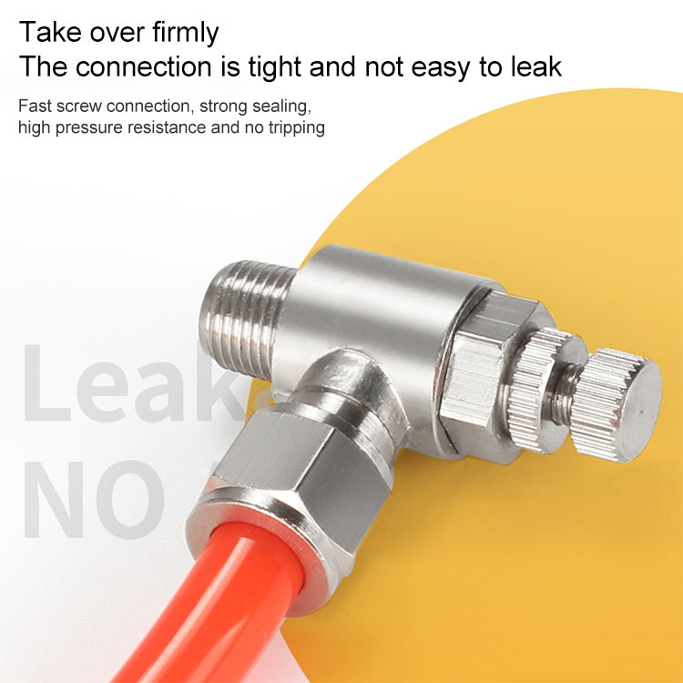 SL10-01 LAIZE Nickel Plated Copper Trachea Quick Fitting Throttle Valve Lock Female Connector -  by LAIZE | Online Shopping UK | buy2fix