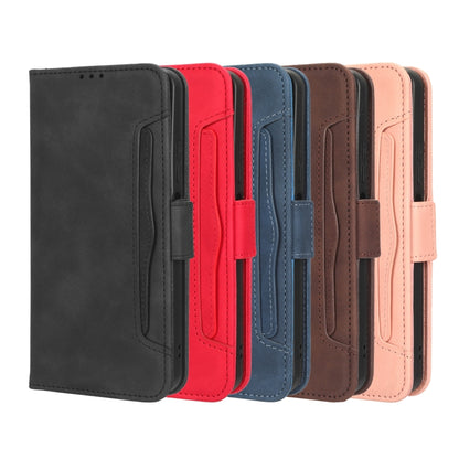 For Xiaomi Poco M5S / Redmi Note 10 4G / 10S Skin Feel Calf Texture Card Slots Leather Phone Case(Black) - Poco M5s Cases by buy2fix | Online Shopping UK | buy2fix