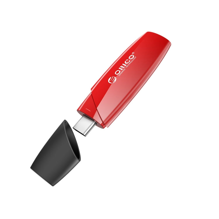 ORCIO USB3.0 U Disk Drive, Read: 260MB/s, Write: 15MB/s, Memory:128GB, Port:Type-C(Red) - USB Flash Drives by ORICO | Online Shopping UK | buy2fix