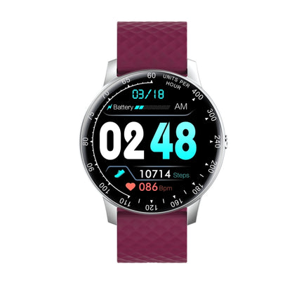 Ochstin 5H30 1.28 Inch HD Round Screen Silicone Strap Smart Sports Watch(Purple) - Smart Wear by OCHSTIN | Online Shopping UK | buy2fix