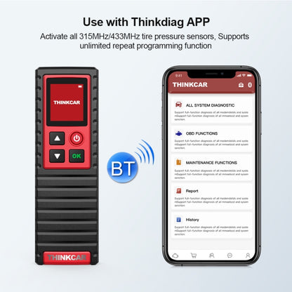 THINKCAR THINKTPMSG2 Car Tire Pressure Inspection Tool Reading Learning Sensor Activator Programming - In Car by buy2fix | Online Shopping UK | buy2fix