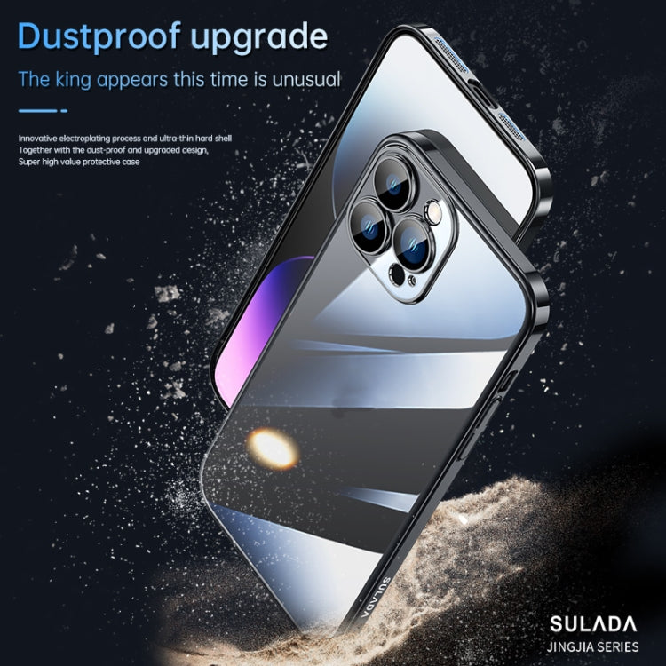 For iPhone 14 Pro SULADA Hard PC Shockproof Phone Case(Dark Purple) - iPhone 14 Pro Cases by SULADA | Online Shopping UK | buy2fix