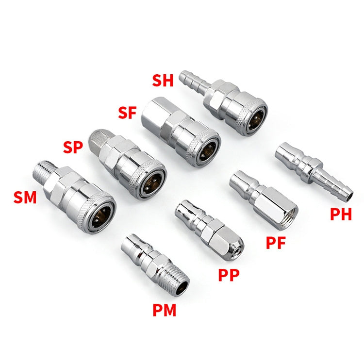 LAIZE SH-30 10pcs C-type Self-lock Air Tube Pneumatic Quick Fitting Connector -  by LAIZE | Online Shopping UK | buy2fix