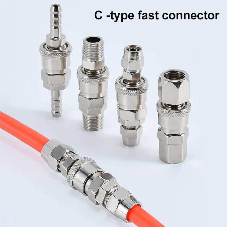 LAIZE SF+PF-30 10pcs C-type Self-lock Air Tube Pneumatic Quick Fitting Connector -  by LAIZE | Online Shopping UK | buy2fix