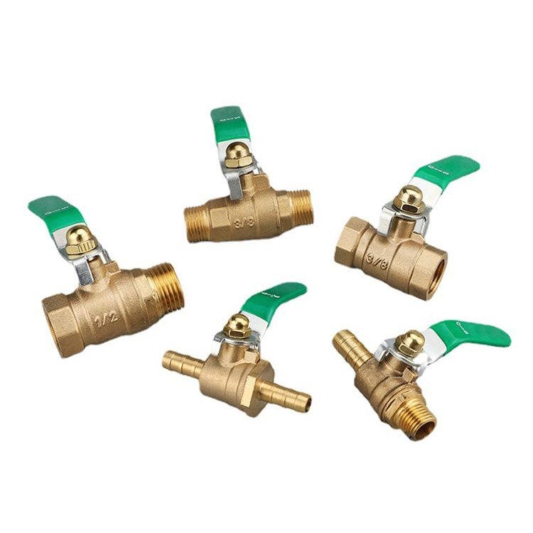 LAIZE Pneumatic Hose Connector Thickened Brass Ball Valve, Size:Inside and Outside 4 Point 1/2 inch -  by LAIZE | Online Shopping UK | buy2fix