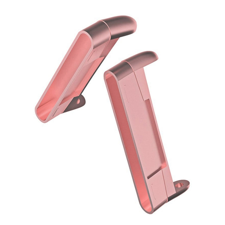 For Fitbit Versa 4 / Versa 3 / Sense 2 1 Pairs Watch Band Connector(Rose Pink) - Repair & Spare Parts by buy2fix | Online Shopping UK | buy2fix