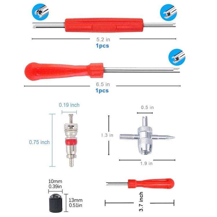 Tire Valve Core Removal and Installation Tool - In Car by buy2fix | Online Shopping UK | buy2fix