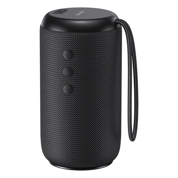 USAMS US-YC011 Lanyard Style Fabric Wireless Bluetooth Waterproof Small Speaker(Black) - Mini Speaker by USAMS | Online Shopping UK | buy2fix