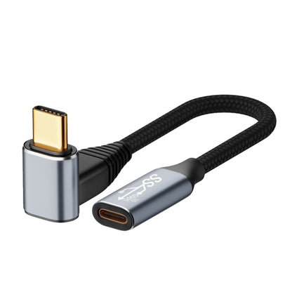 For Steam Deck Gen 100W USB-C/Type-C Male to USB-C/Type-C Female Stereo Curved Extension Cable, Length:1m - Other Accessories by buy2fix | Online Shopping UK | buy2fix