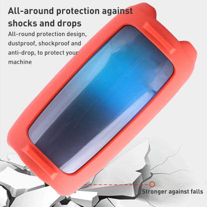 For JBL Pulse 5 Colorful Light Effect Bluetooth Speaker Silicone Case with Shoulder Strap(Blue) - Protective Case by buy2fix | Online Shopping UK | buy2fix